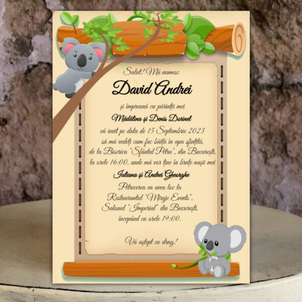 Invitații botez băiat 03