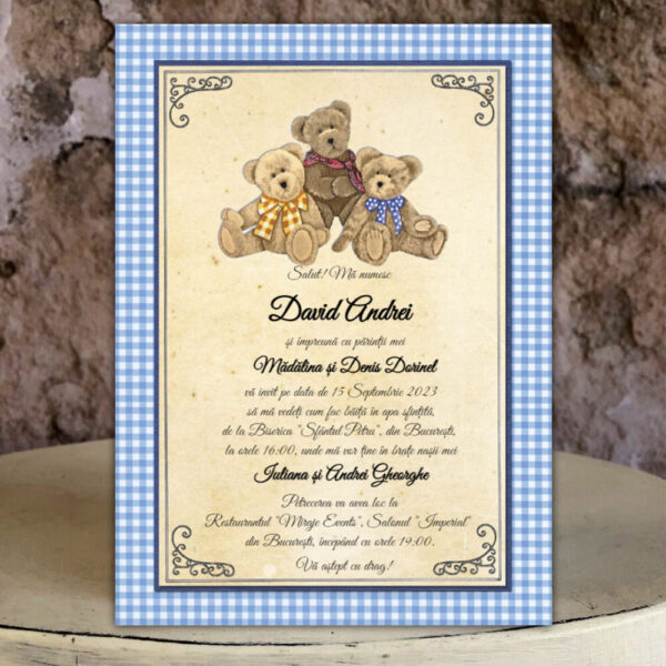 Invitații botez băiat 12