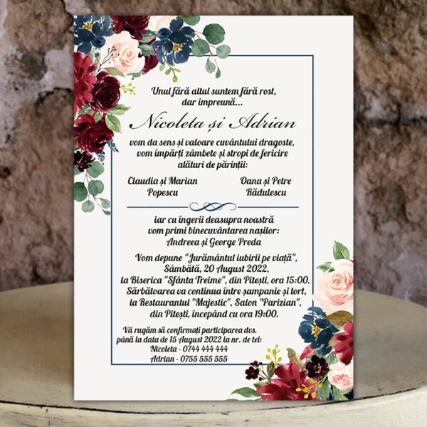 Invitații nuntă 01