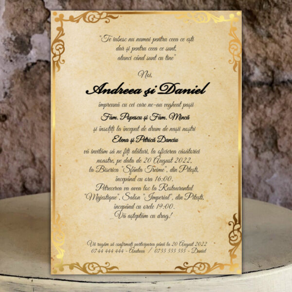 Invitații nuntă 12