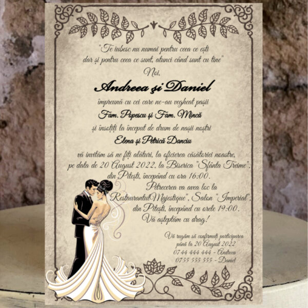 Invitații nuntă 18