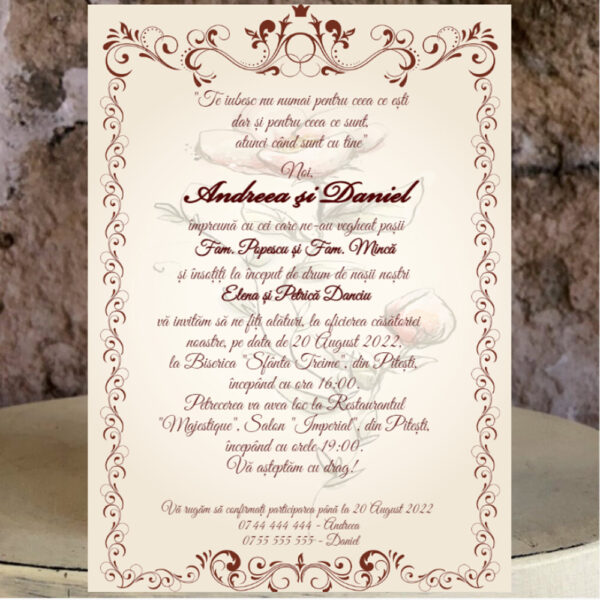 Invitații nuntă 29