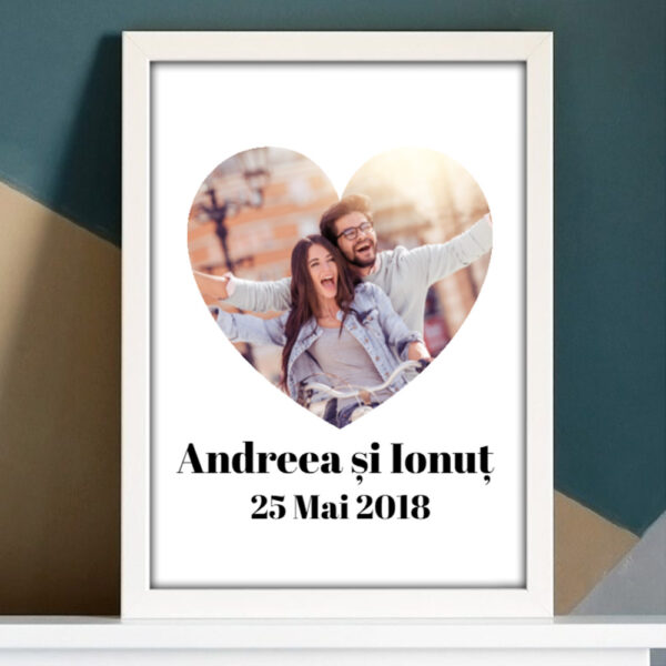 Tablou personalizat pentru îndrăgostiți