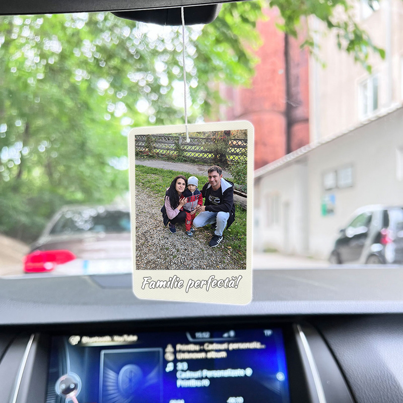 Odorizant auto personalizat familie perfectă
